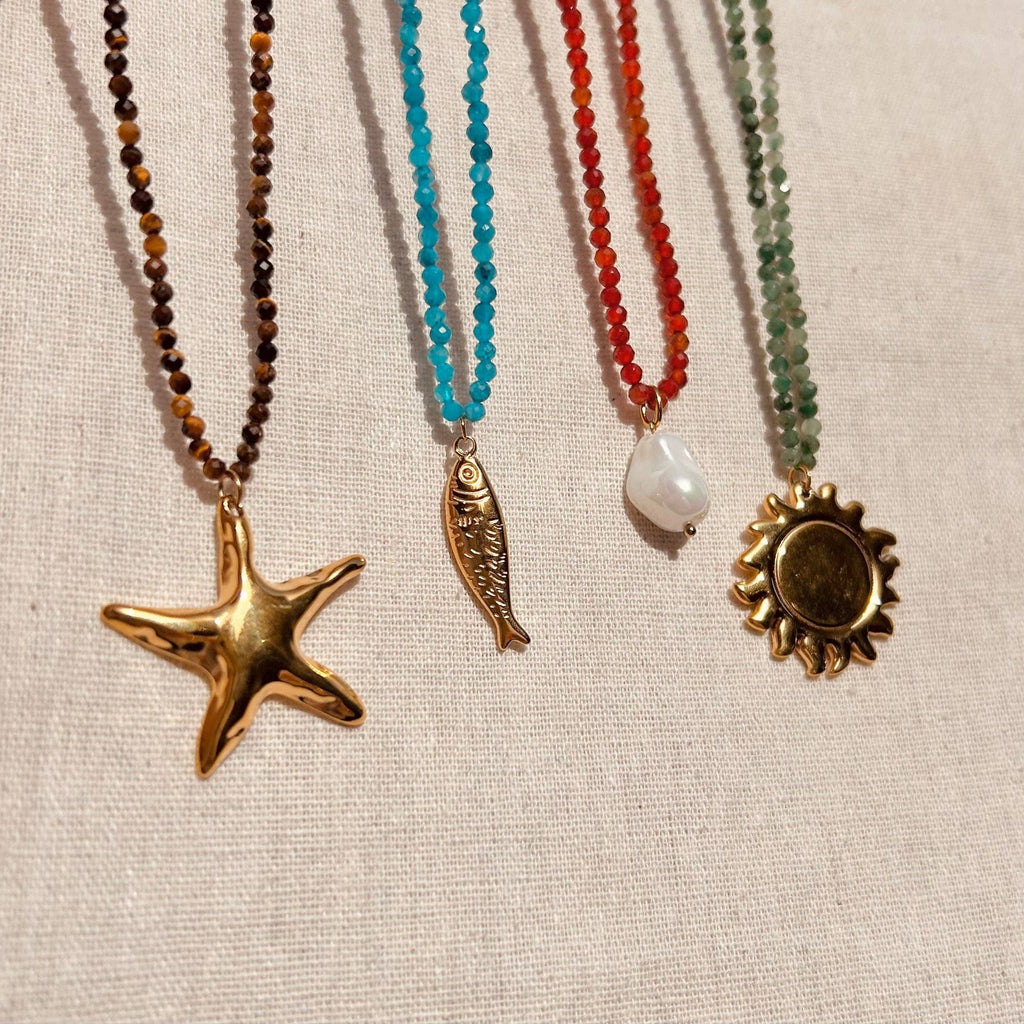 Beaded Pendant Necklace