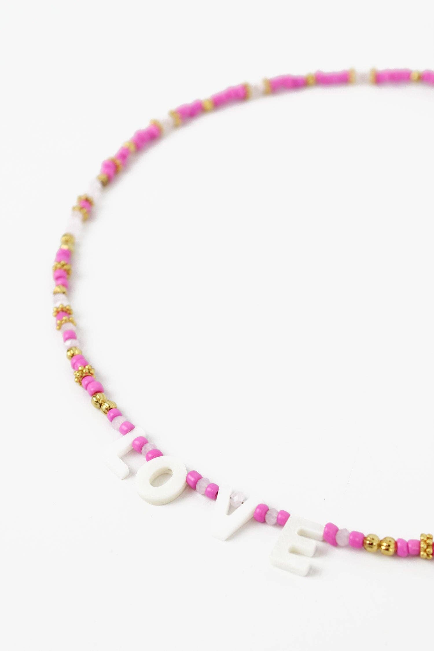 Love Beaded Necklace