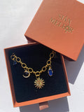 Celestial multi charm necklace