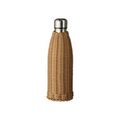 Thermos polyrattan brown bottle