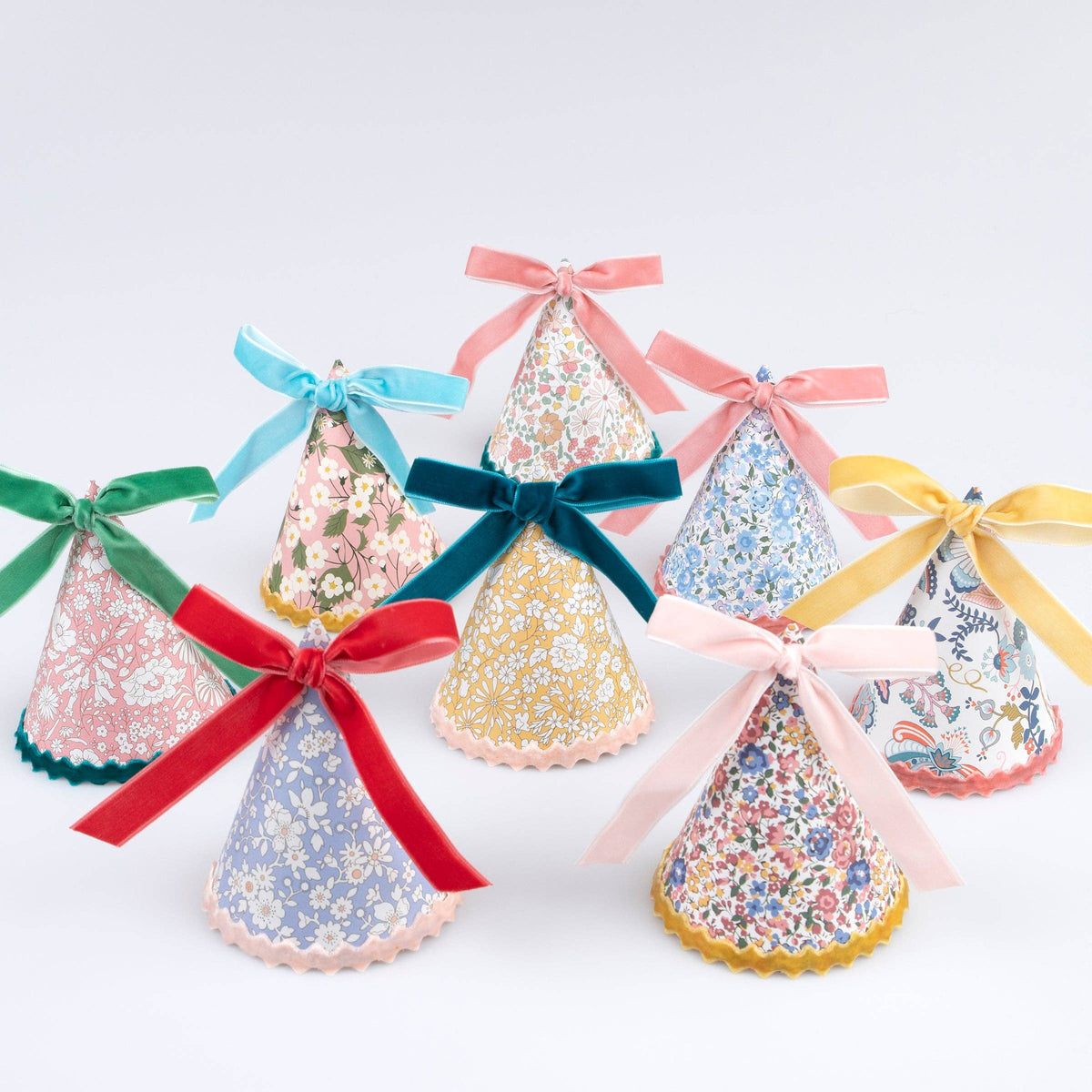 Meri Meri x Liberty Party Hats – Set of 8