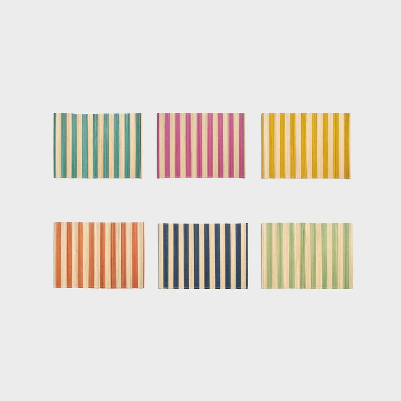 Striped Bamboo Placemats