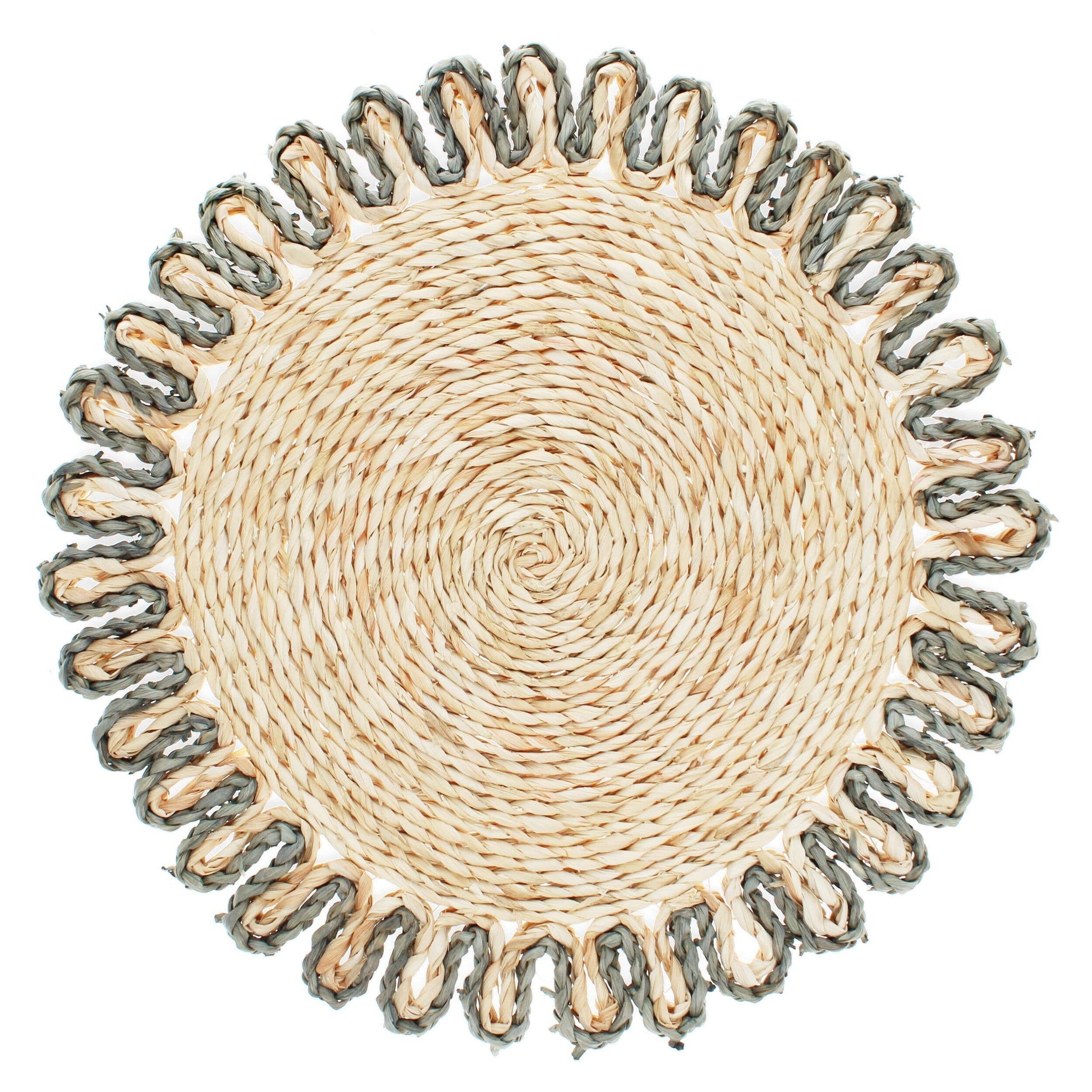 Corn Husk Placemat - Grey