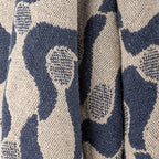 Santena Blue Recycled Cotton Throw