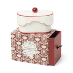 Cherie Ceramic Dish Candle - Red - French Linen & Orris