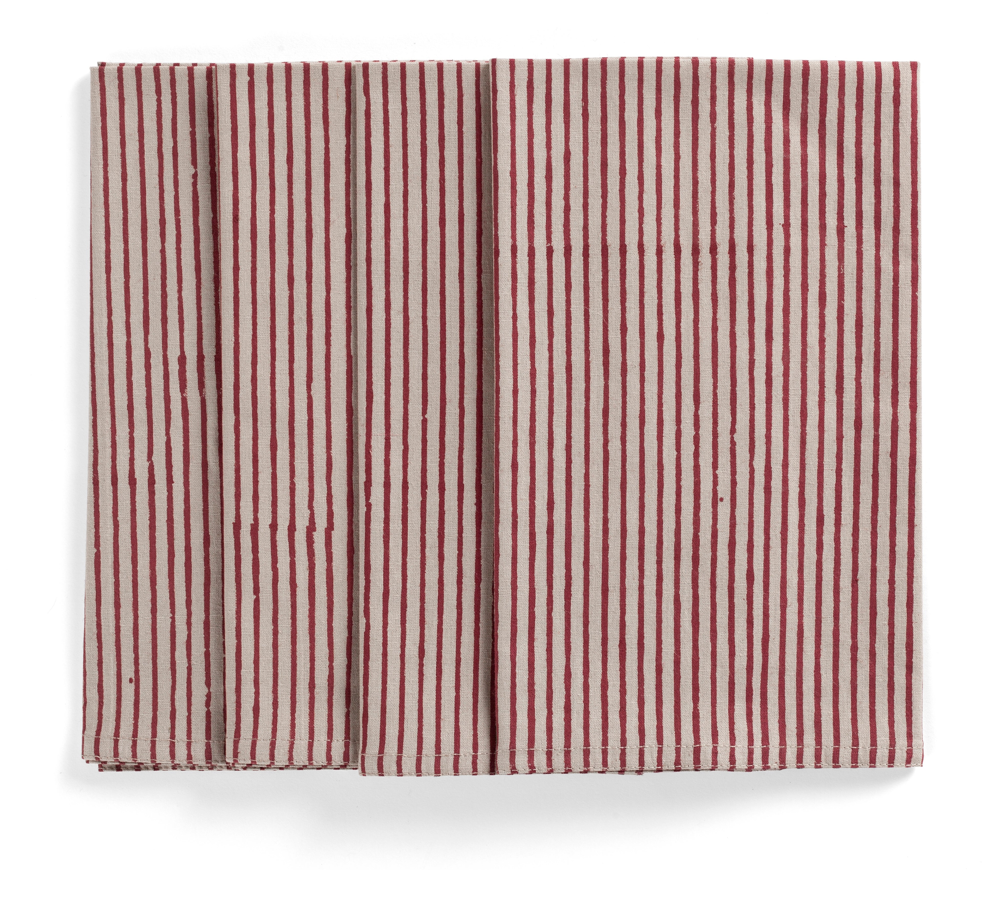 Striped Linen Napkins