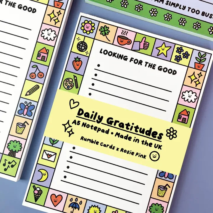 Daily Gratitude Notepad