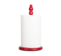 Wooden Kitchen Roll Holder in Chilli Red