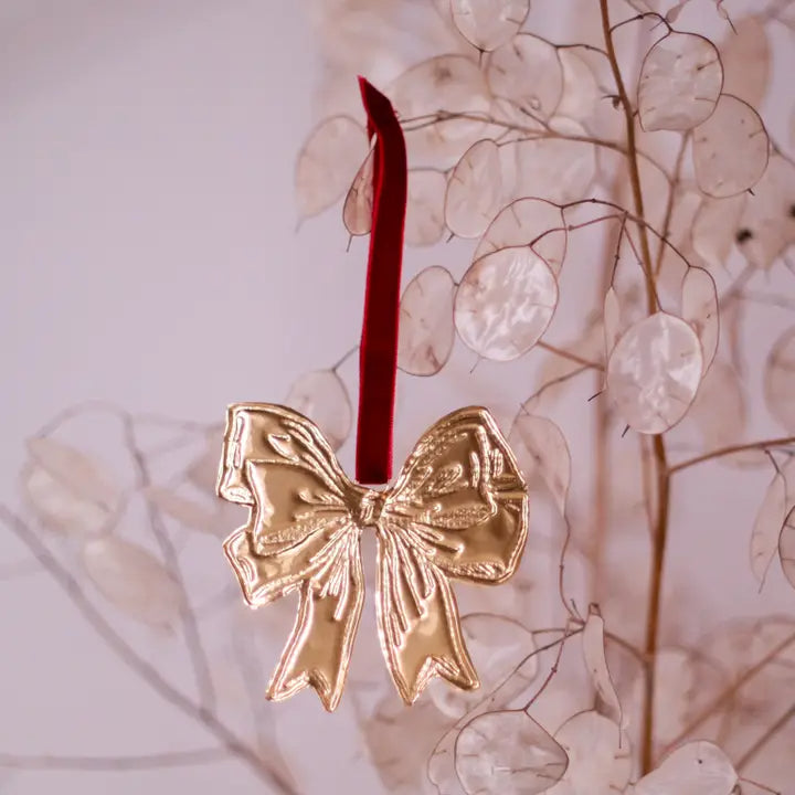 Bow Tin Embossed Decoration