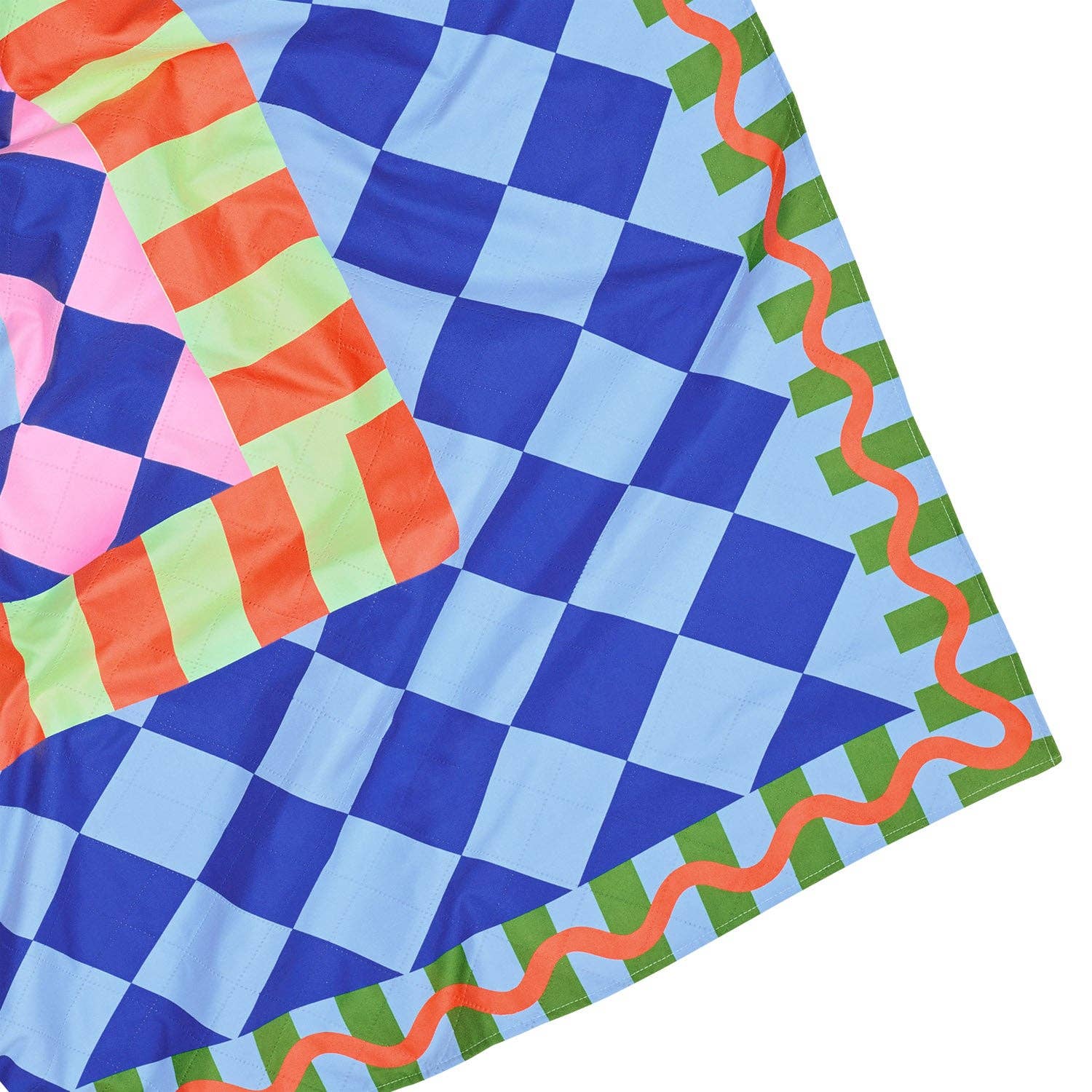 Vibrant Geometric Waterproof Picnic Blanket