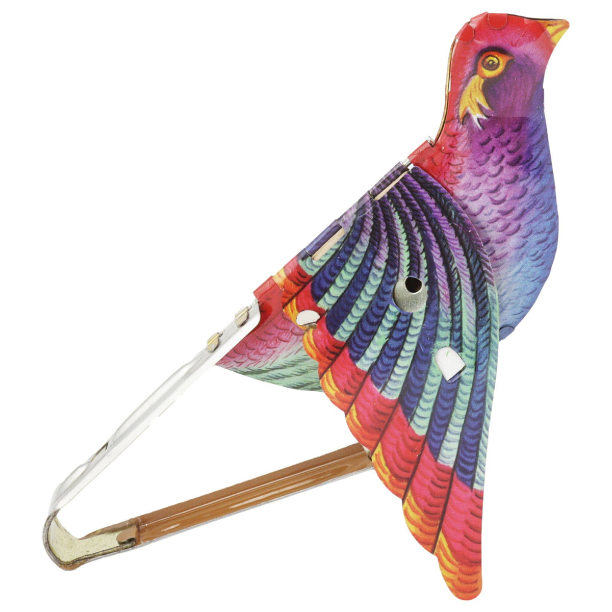Tin toy bird whistling sparrow tin bird model