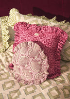 Pink Shell Round Cushion