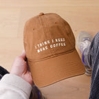 Cotton Coffee Baseball Cap