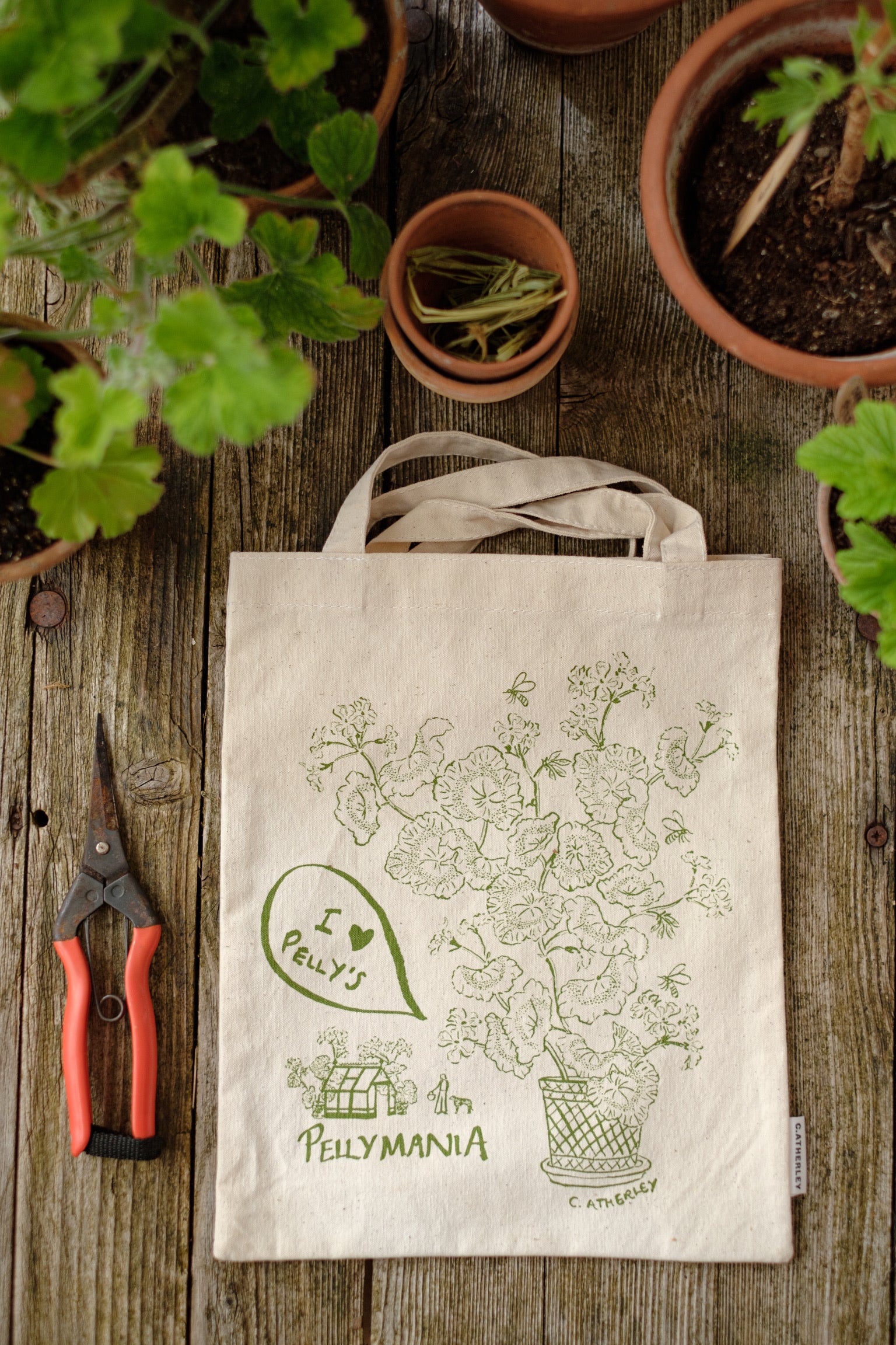 C Atherley Tote Bag 'I Love Pelly'