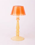 Orange Glass Tealight Holder