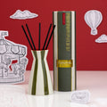 Olive Stripe Diffuser - Tomato Leaf
