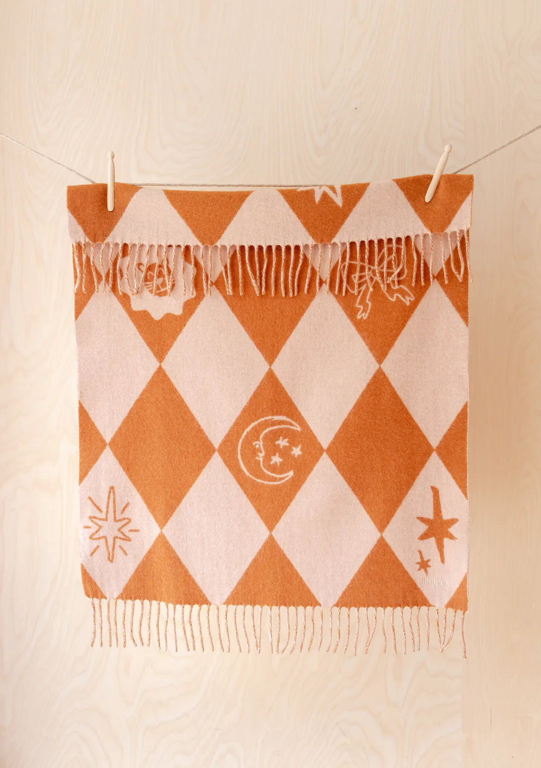 Lambswool Baby Blanket Harlequin