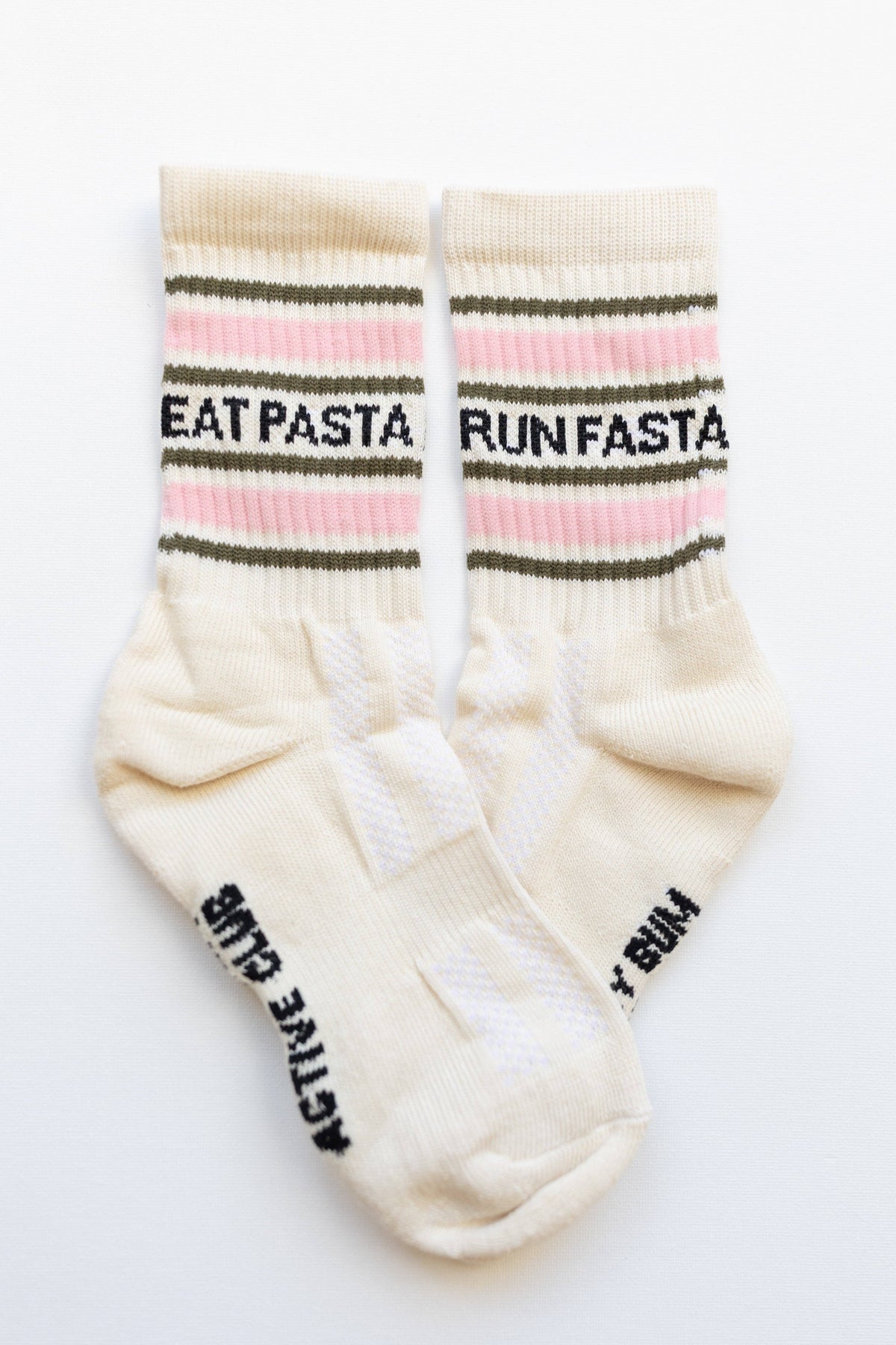 'Eat Pasta Run Fasta' Sports Socks