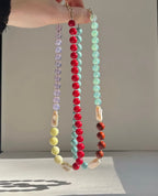 Macaroon Blue Necklace