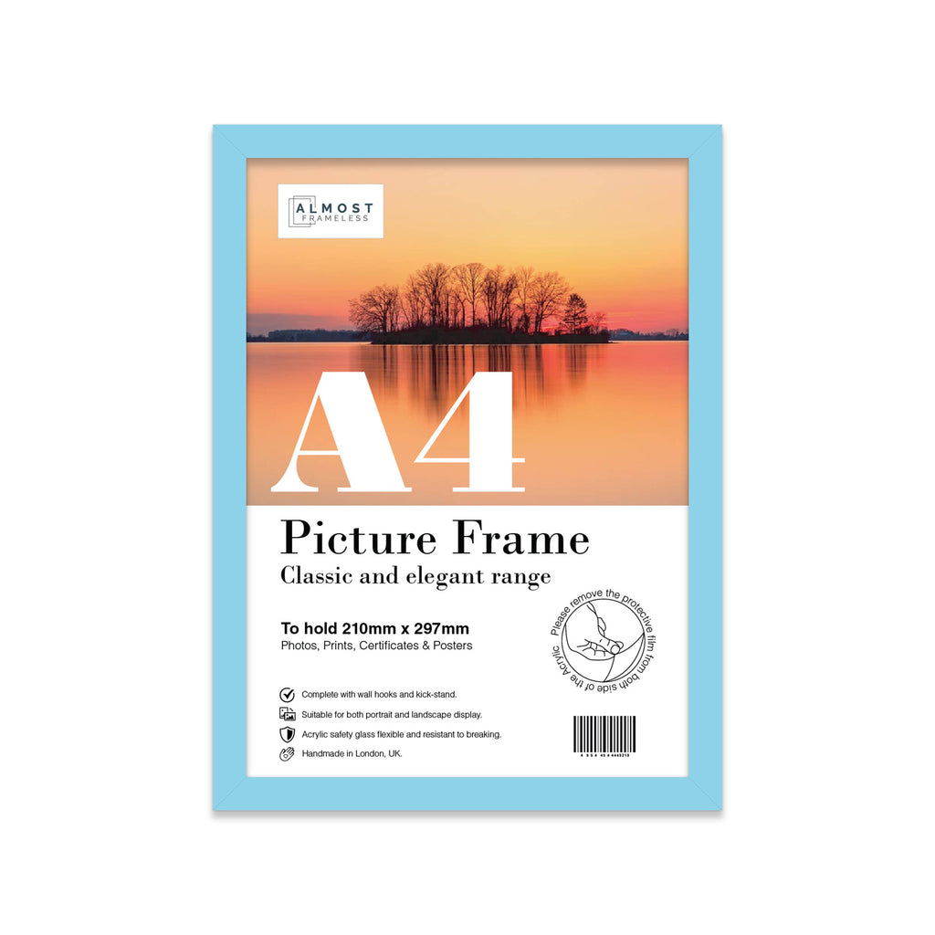Light blue A4 Picture Frame