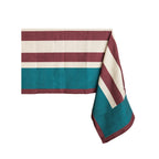 Aubergine Stripe Tablecloth