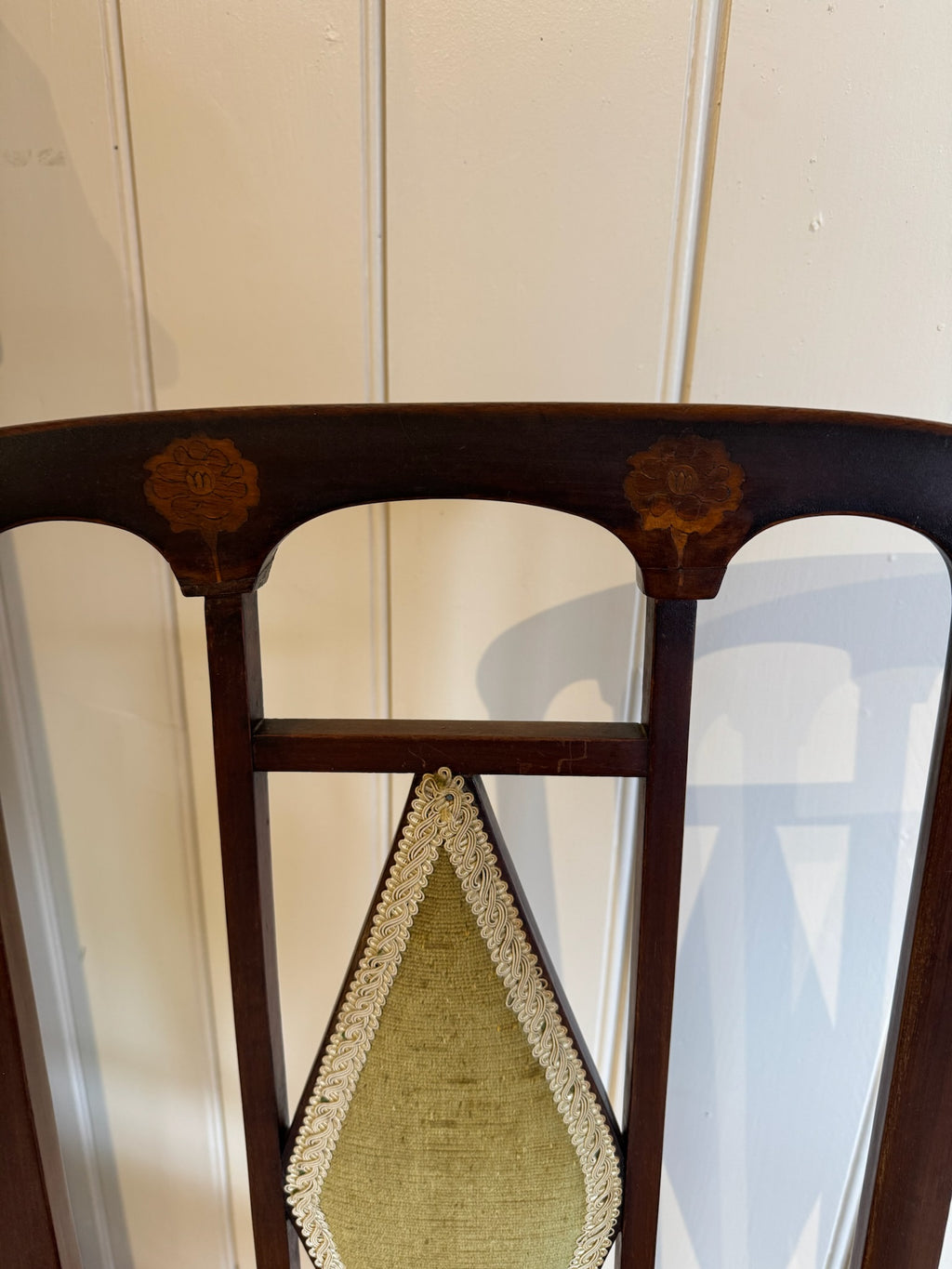 Art Nouveau Mahogany Side Chair