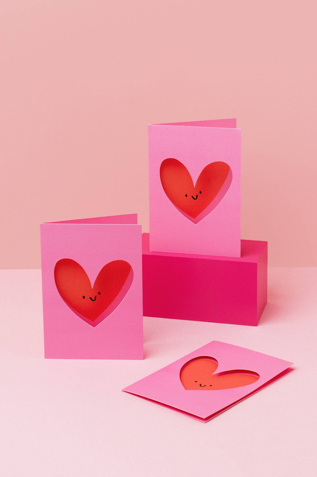 Love Heart Die Cut Card