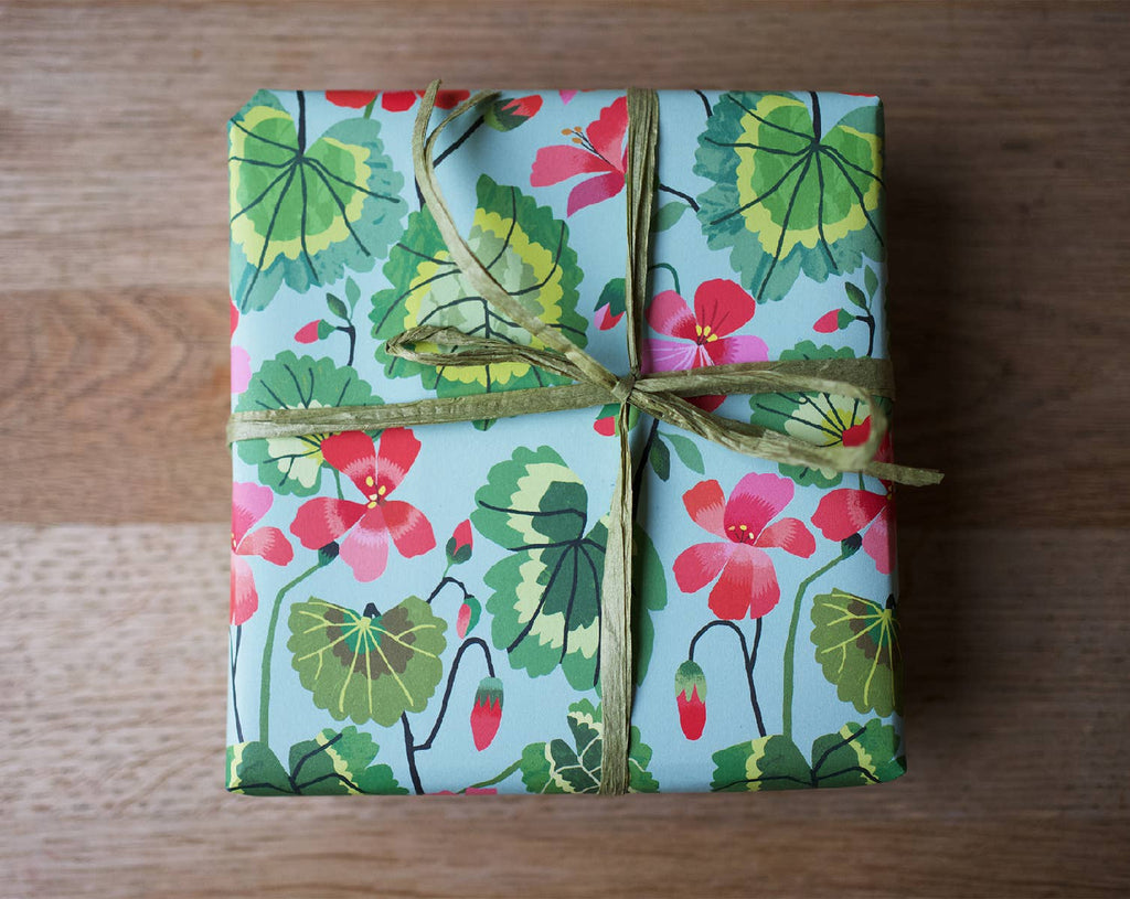 Geranium Gift Wrap