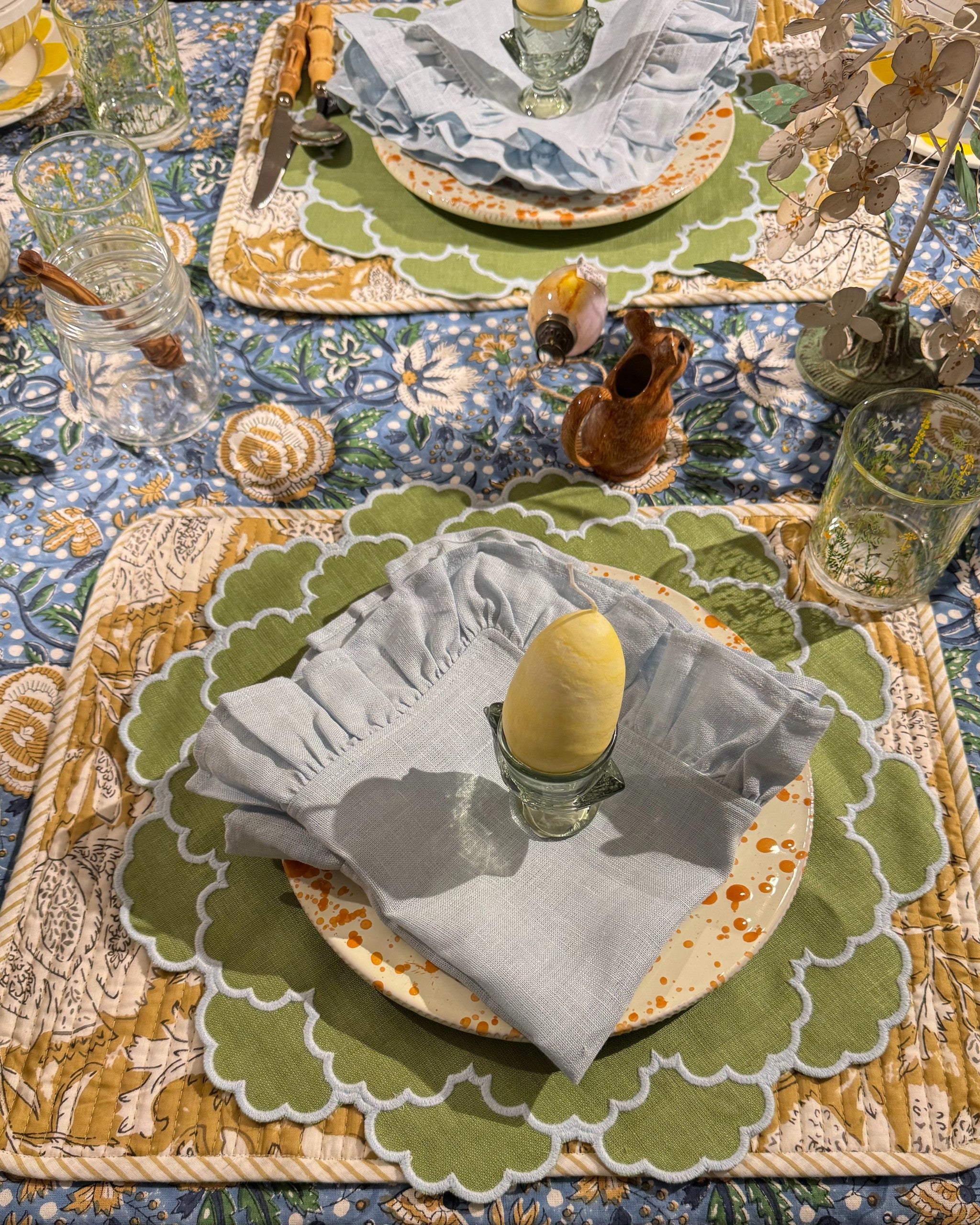 Linen Wave Placemats