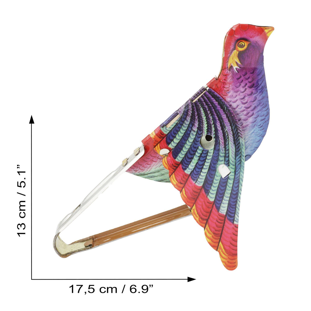 Tin toy bird whistling sparrow tin bird model