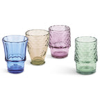 Fish Stacking Drinking Glass - Set of 4 - Rainbow