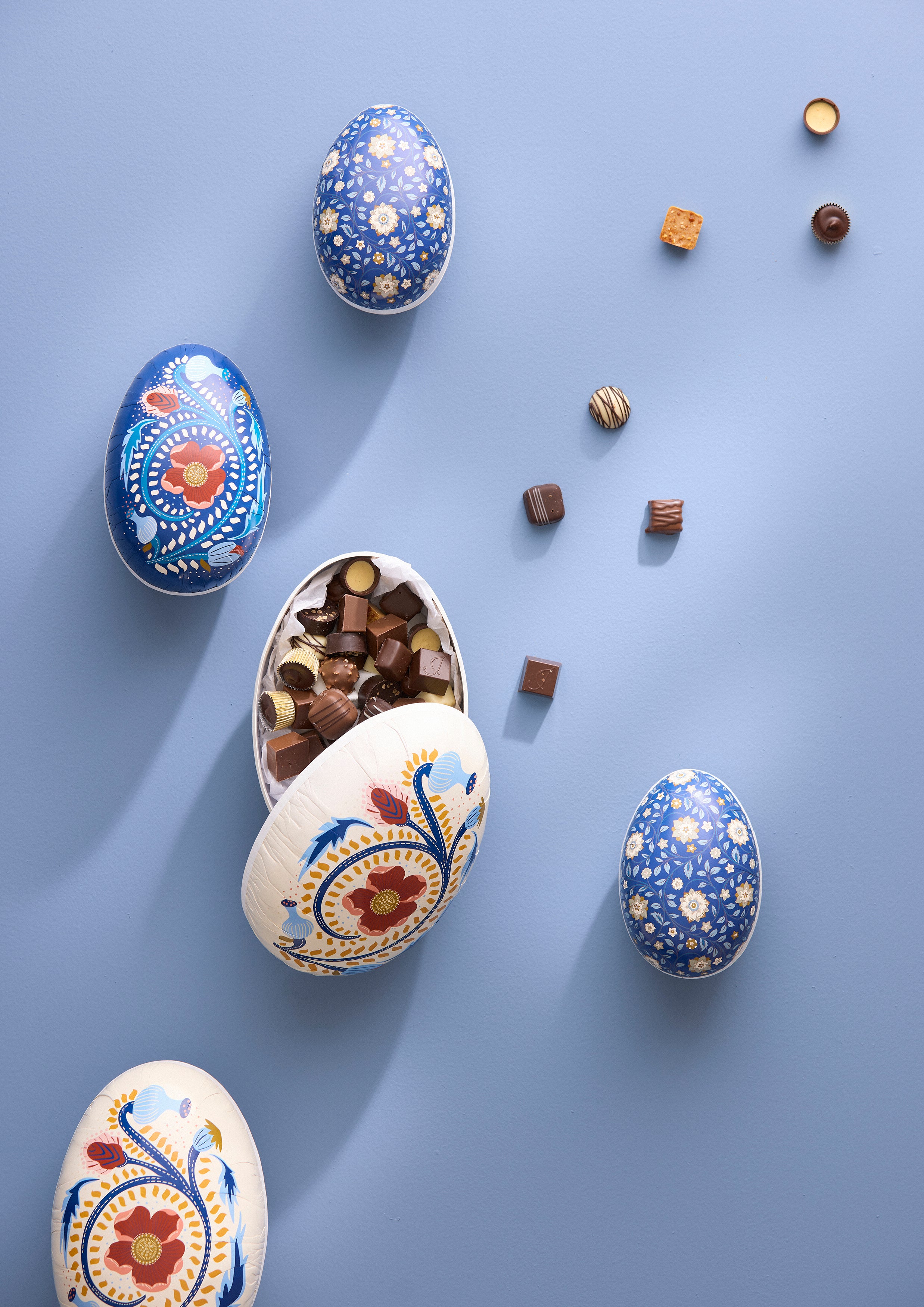 Easter Egg Box Poppy Cream