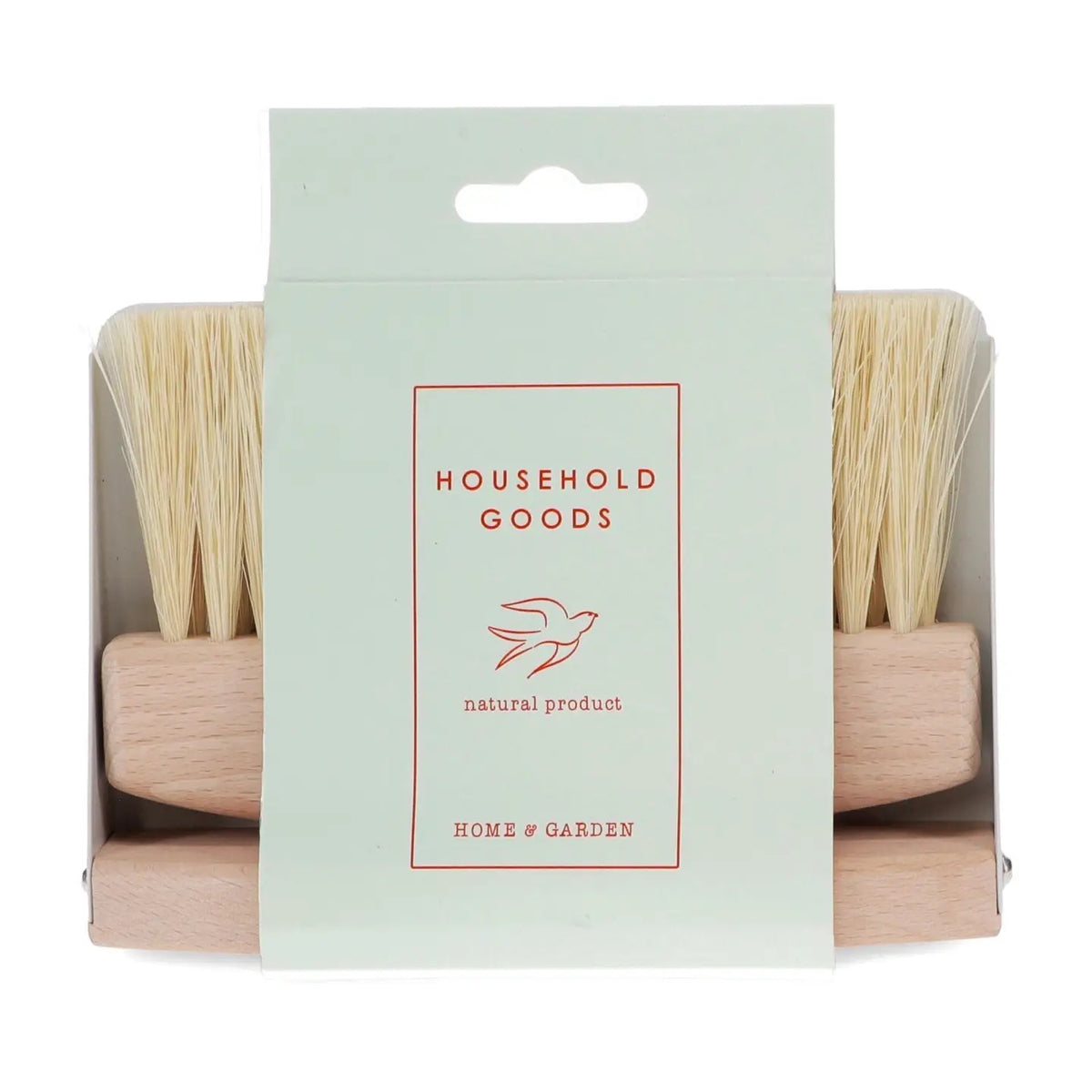 Wooden table brush and pan set