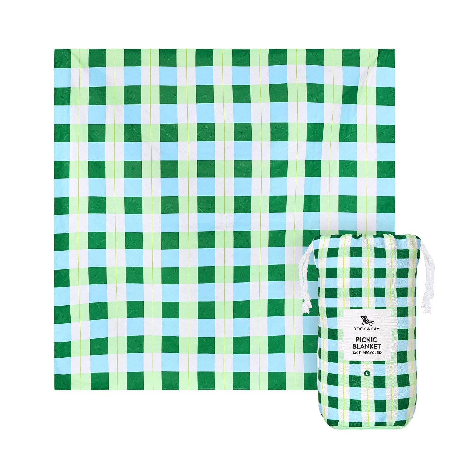 Green Waterproof Picnic Blanket