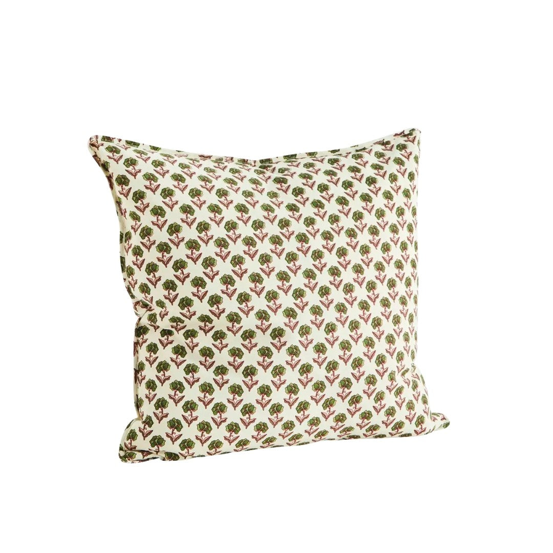 Green Printed Cushion