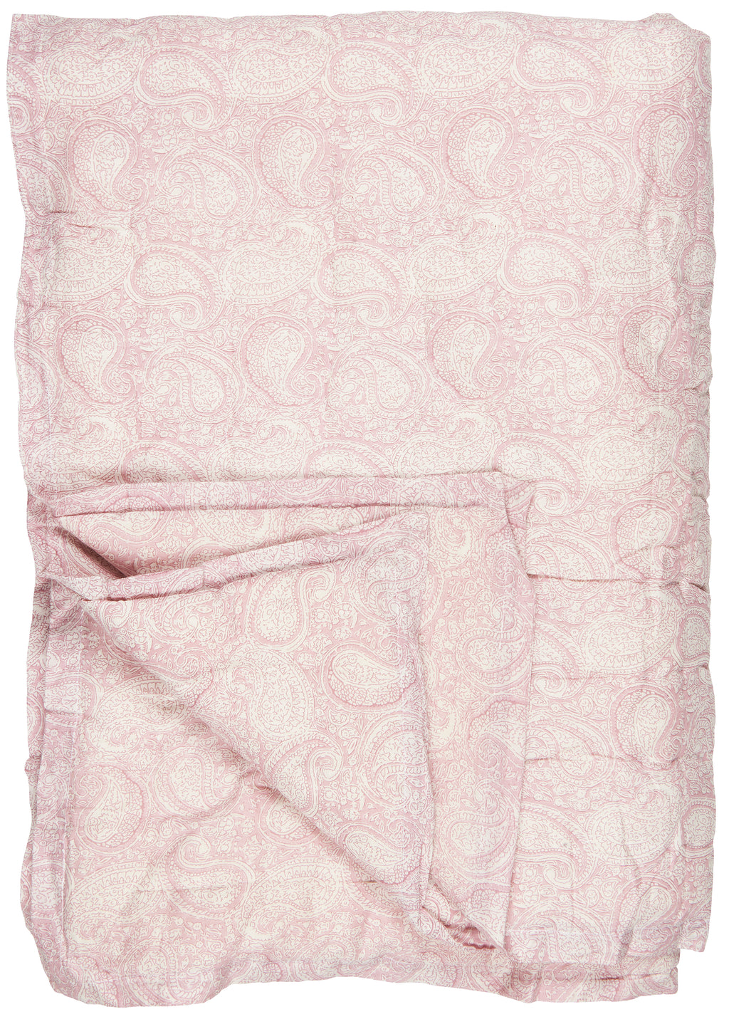 Quilt Rose White Paisley