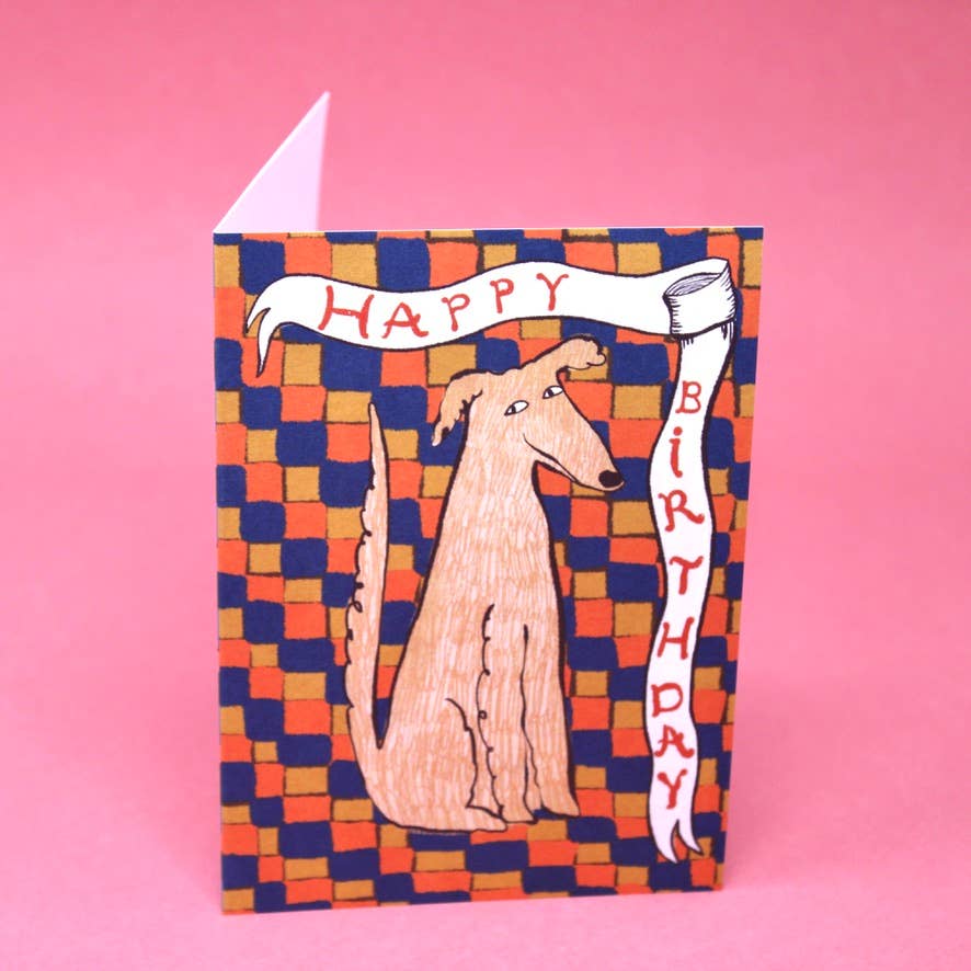 Happy Birthday Checkerboard Card