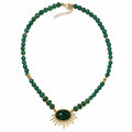 Green Onyx Natural Stone Necklace