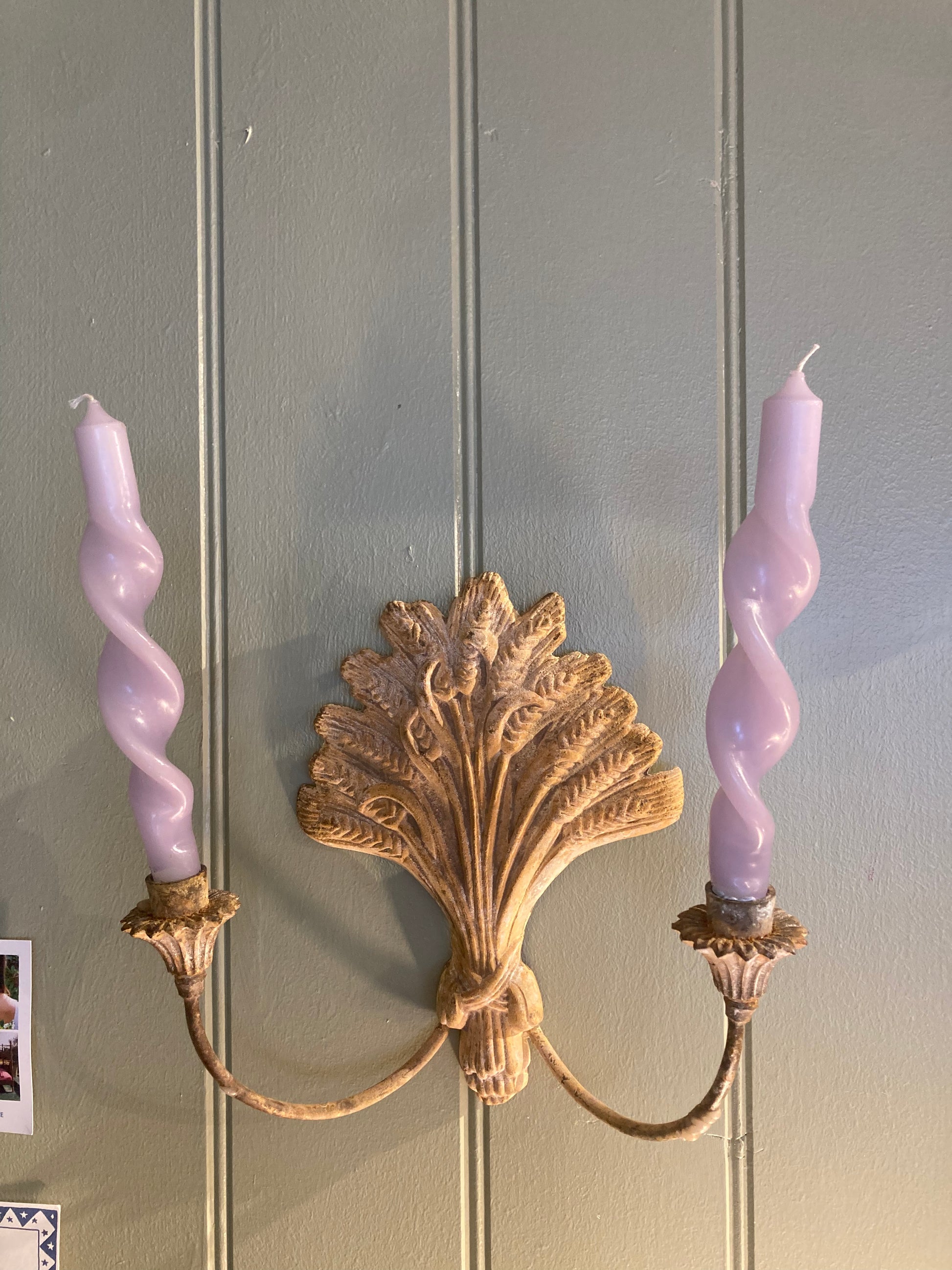 Vintage Wall Sconce Candle Holder