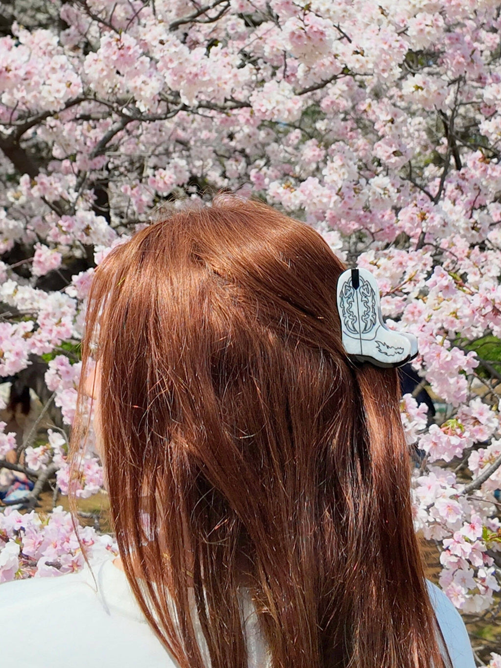 Hand-painted Western Cowboy Boot Claw Hair Clip | Eco