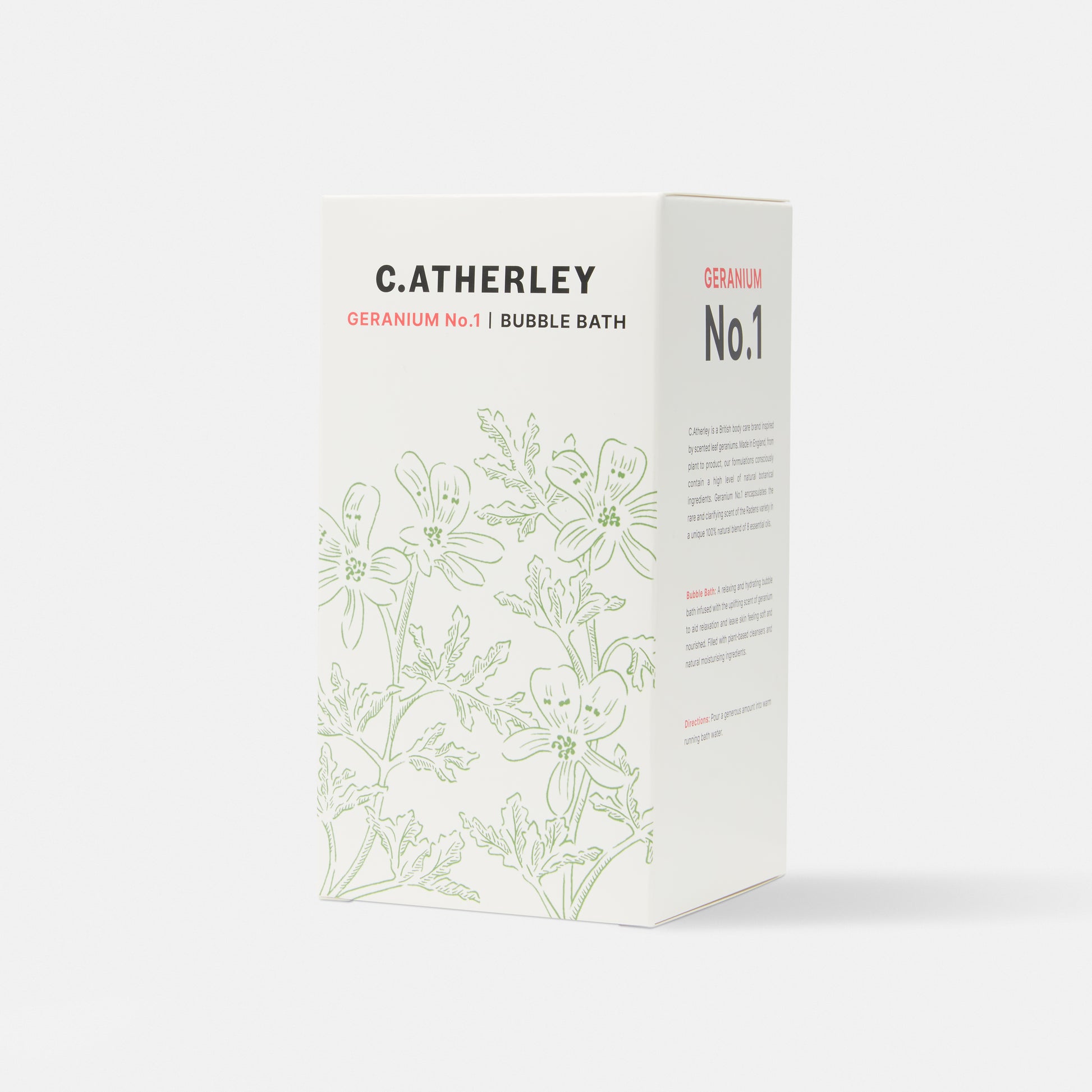 C Atherley 300ml Geranium Bubble Bath