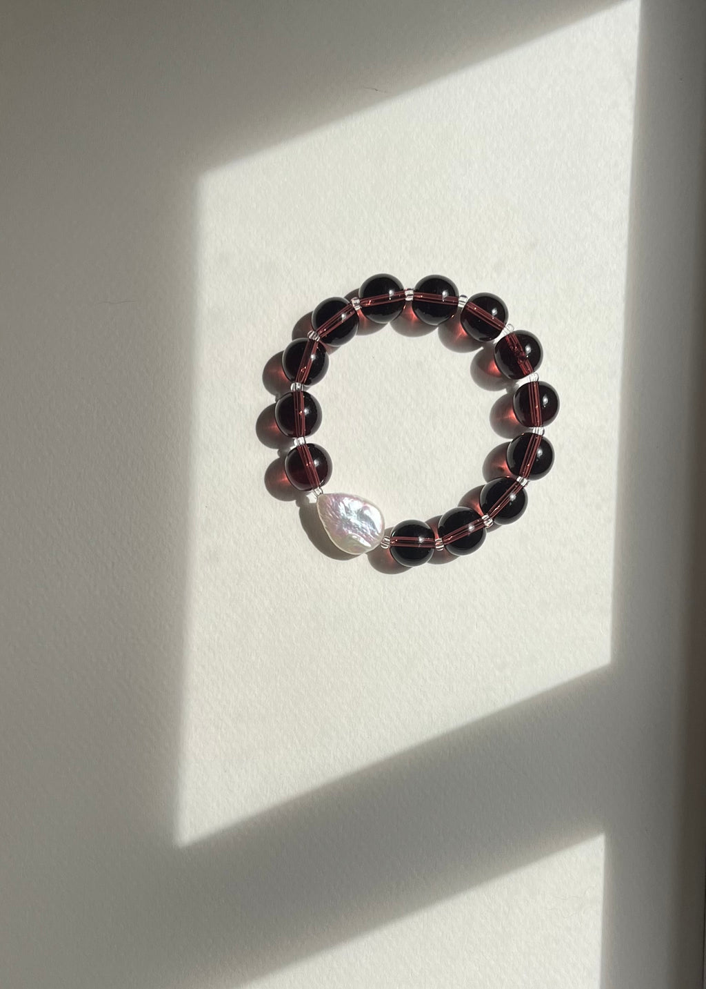 Shells Bracelet Aubergine