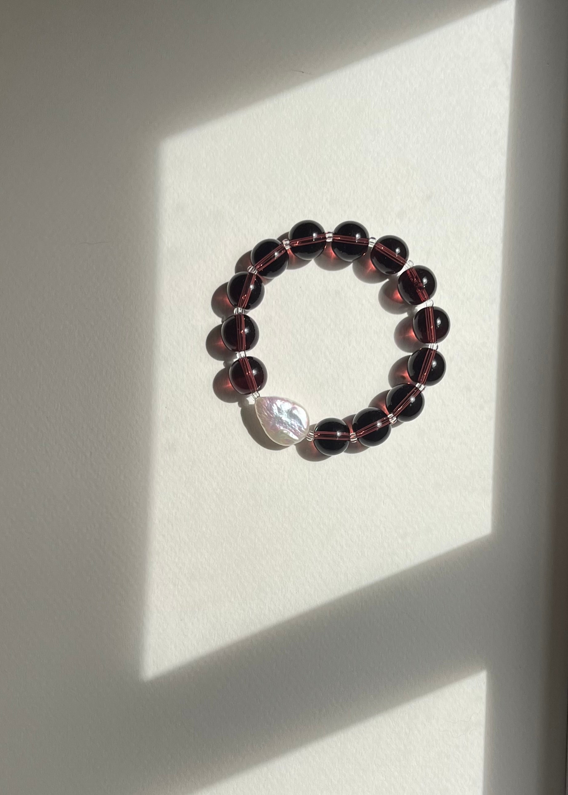 Shells Bracelet Aubergine