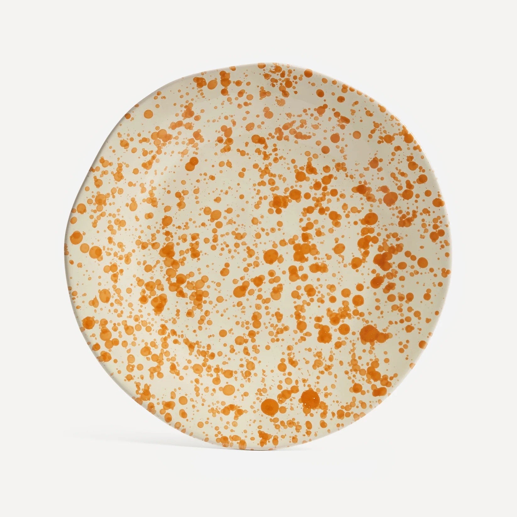 Puglia Splatter Shallow Serving Bowl