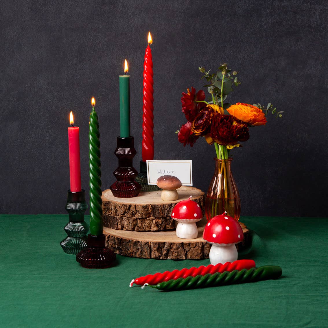 Woodland Mushrooms Place Card Holders| 4 Pack |