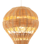 Hot Air Balloon Rattan Easy Fit Pendant Lighting Shade