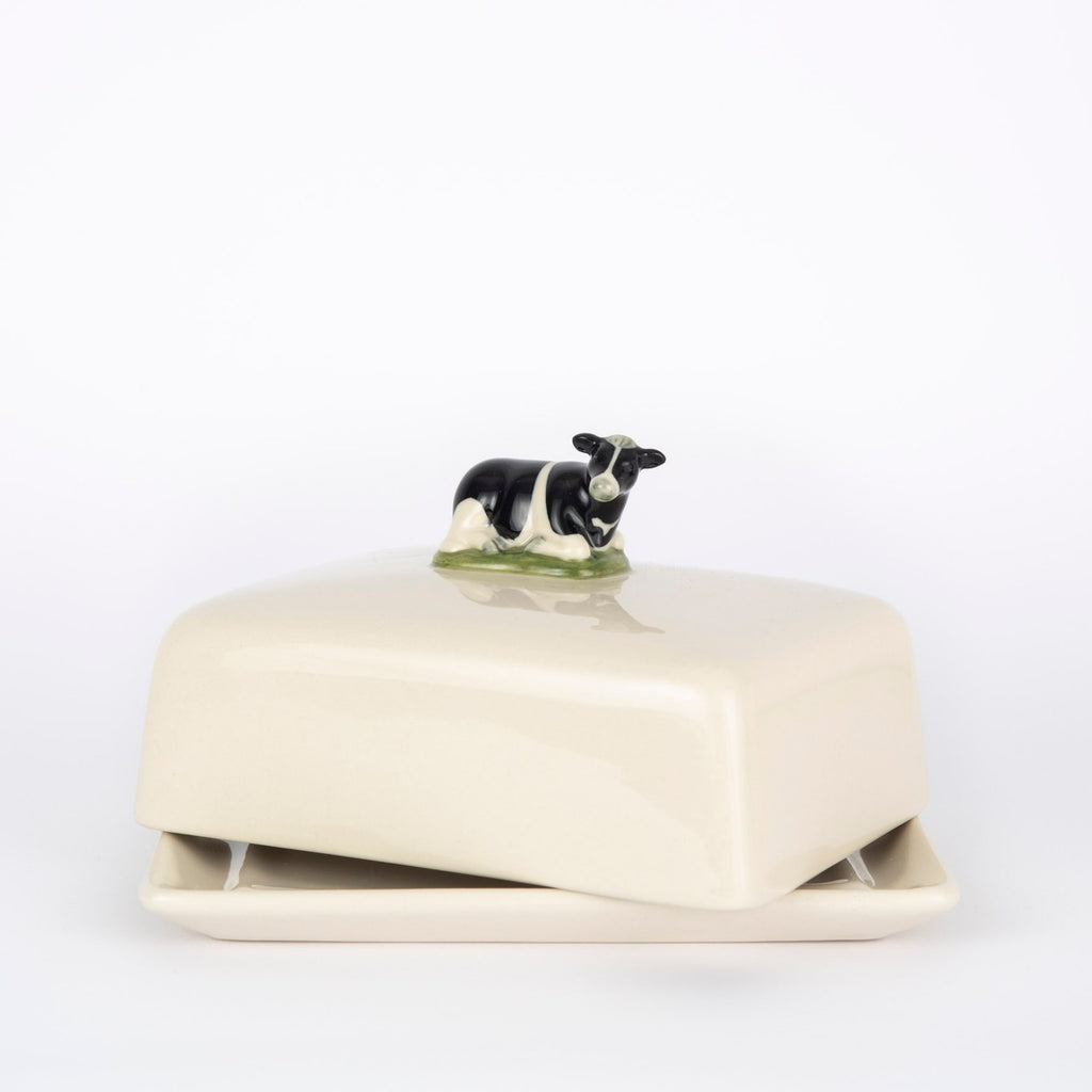 Friesian Cow Butter Dish