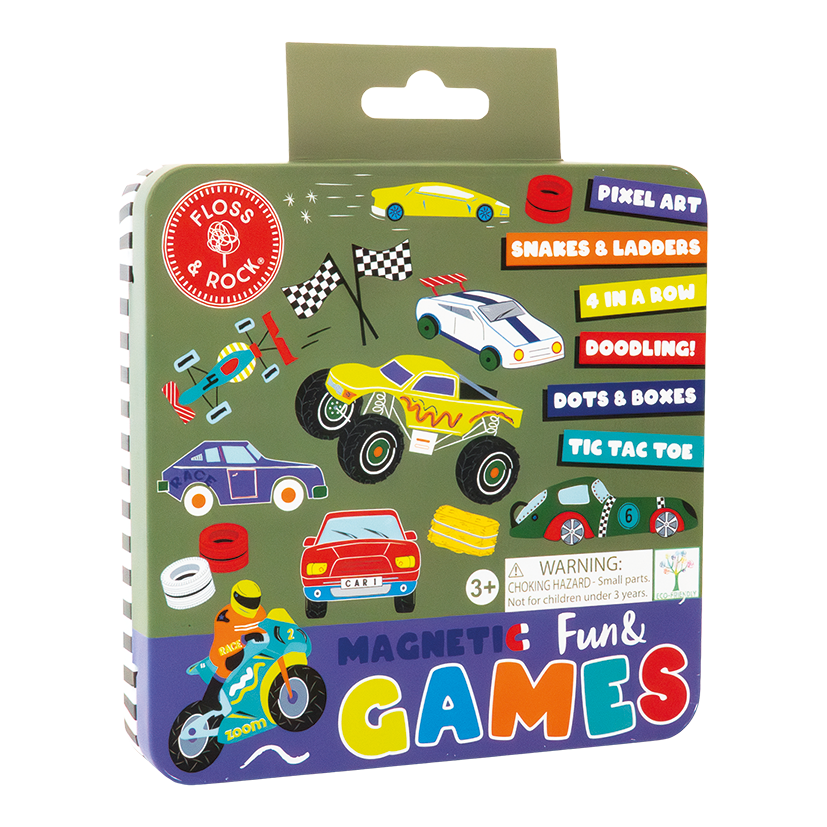Cars Magnetic Fun & Games Tin