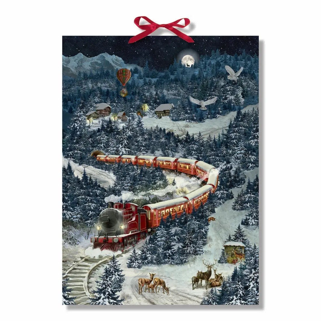 Magical Winter Express Christmas Large Advent Calendar