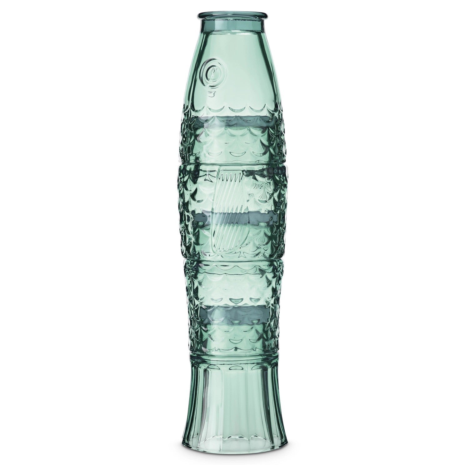Fish Stacking Drinking Glasses - Set of 4 Green